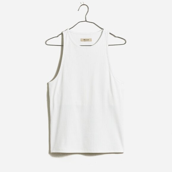 Madewell Highneck Tank in Sleekhold Size Medium - Picture 1 of 7